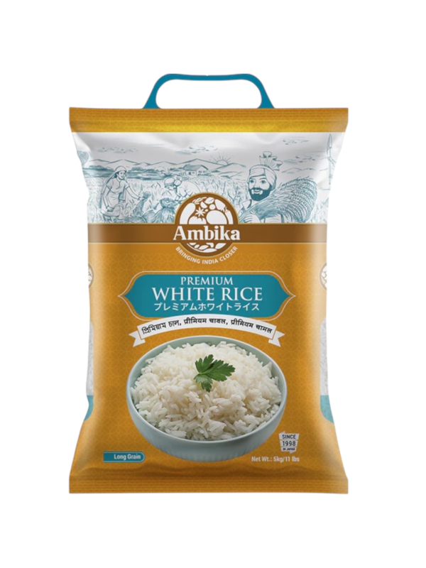Ambika white Rice 5kg.