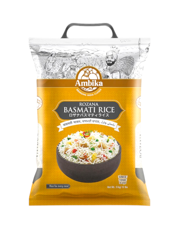 Ambika Rozana Basmati Rice 5kg.